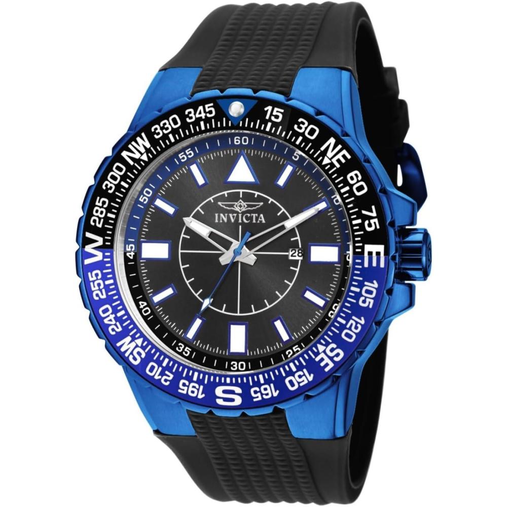 image:imageInvicta Mens 19269 Aviator Analog Display Japanese Quartz Black Watch