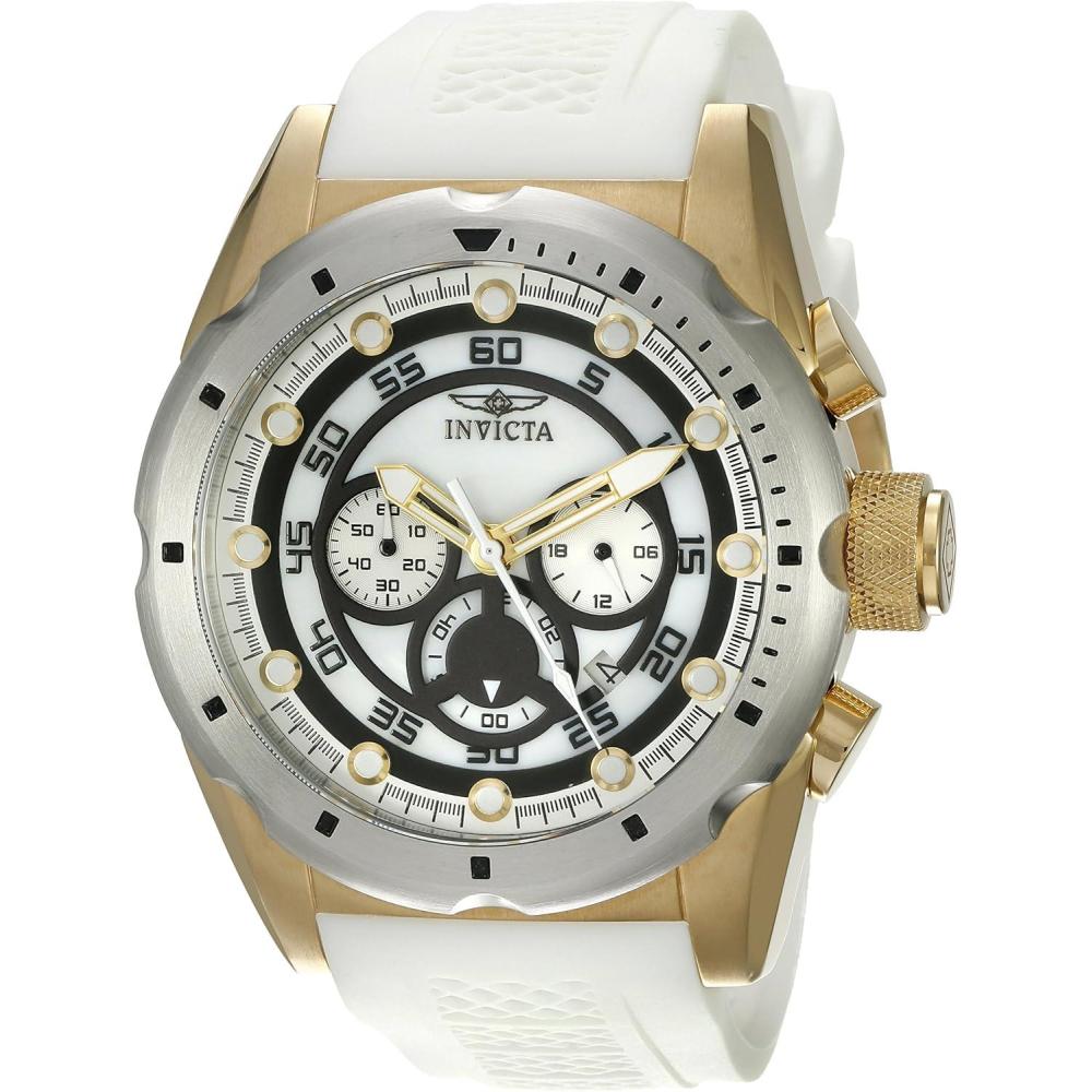 image:imageInvicta Mens 20308SYB Speedway Analog Display Quartz White Watch