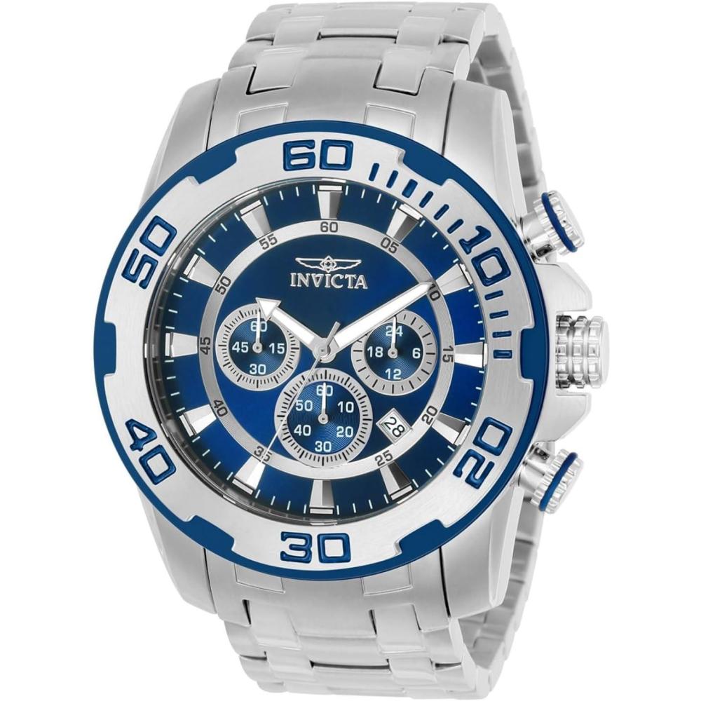 image:imageInvicta Mens 22317 Pro Diver Analog Display Quartz Silver Watch22319