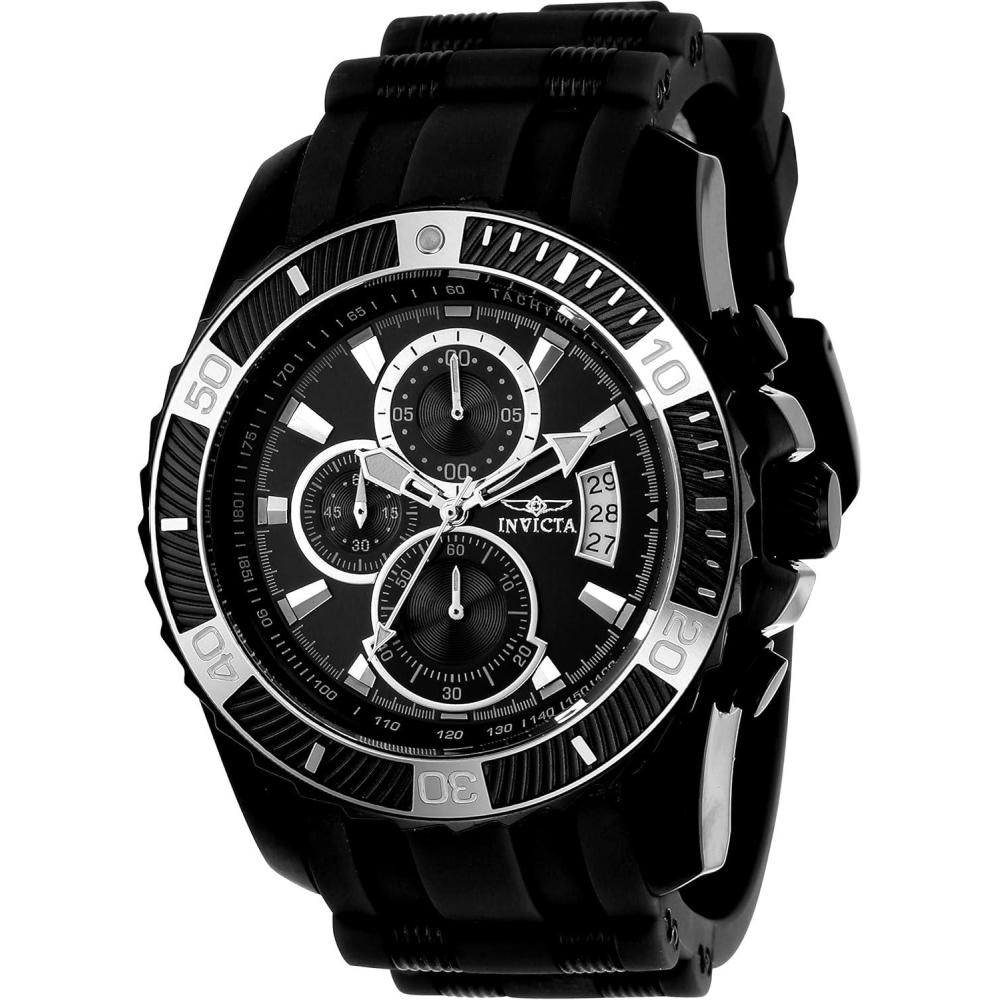 image:imageInvicta Mens 22433 Pro Diver Analog Display Quartz Black Watch