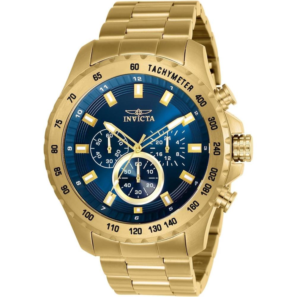 image:imageInvicta Mens 24213 Speedway Analog Display Quartz Gold Watch