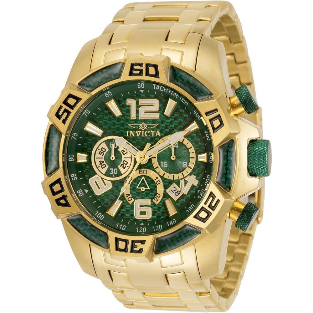 image:imageInvicta Mens 25852 Pro Diver Analog Display Quartz Gold Watch34156