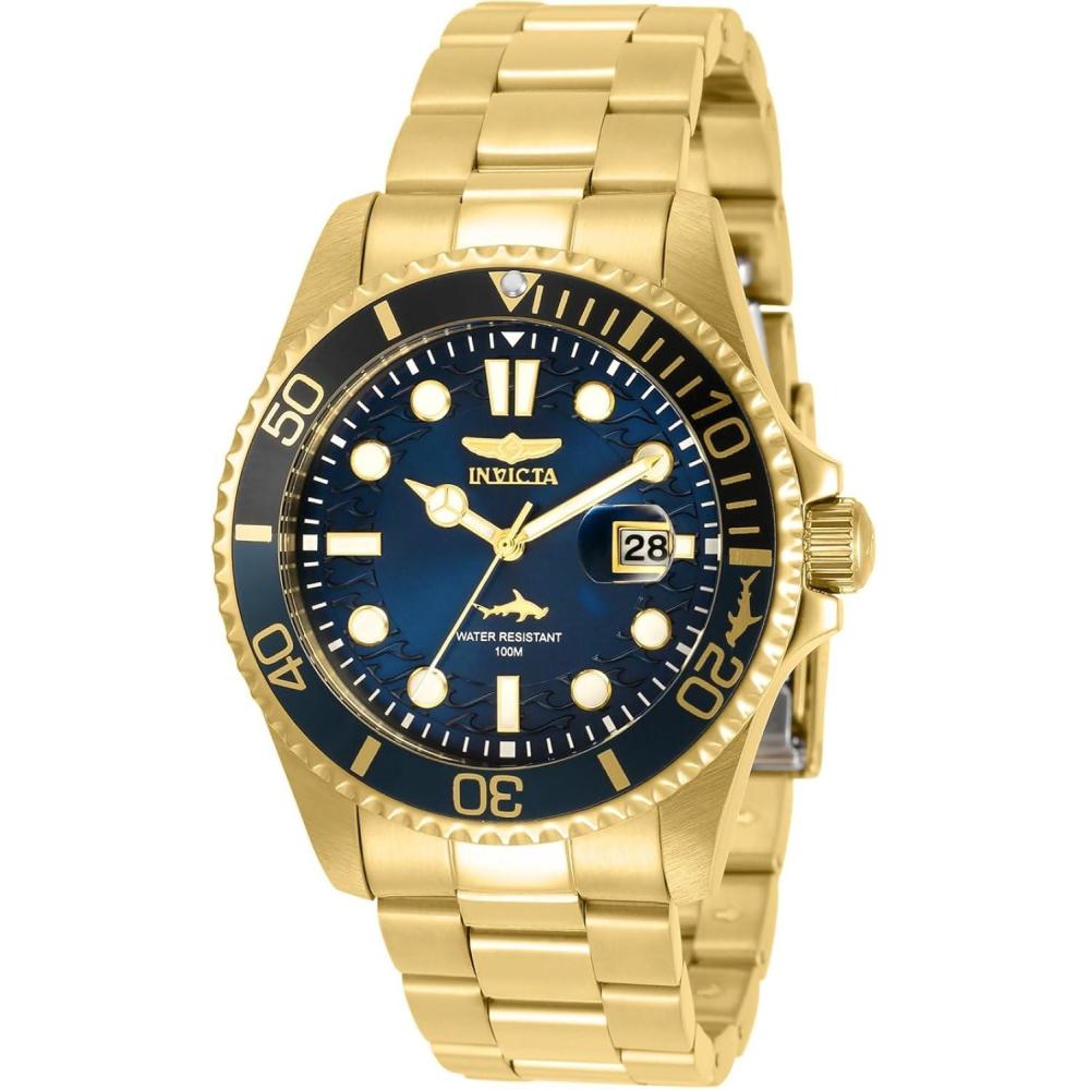 image:imageInvicta Mens 30810 Pro Diver Quartz Multifunction Blue Dial Watch