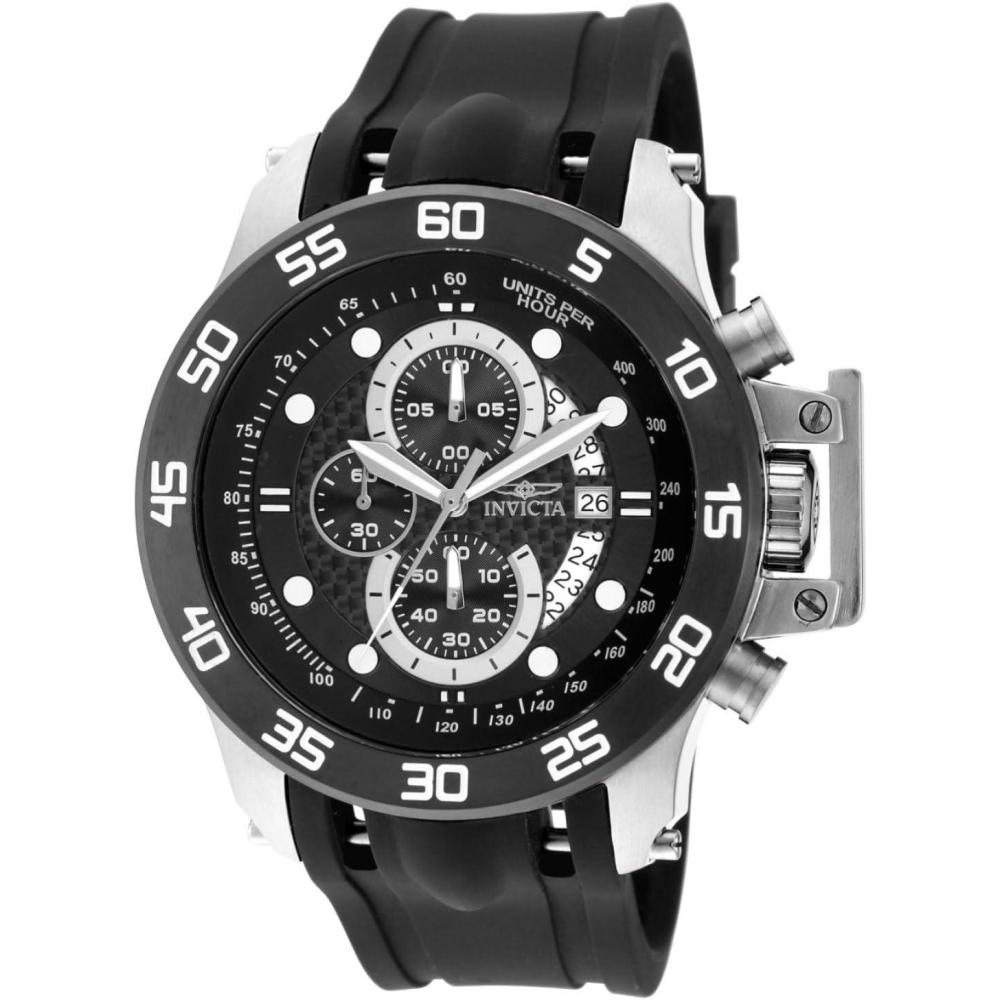 image:imageInvicta Mens IForce Analog Display Japanese Quartz Black WatchBlack