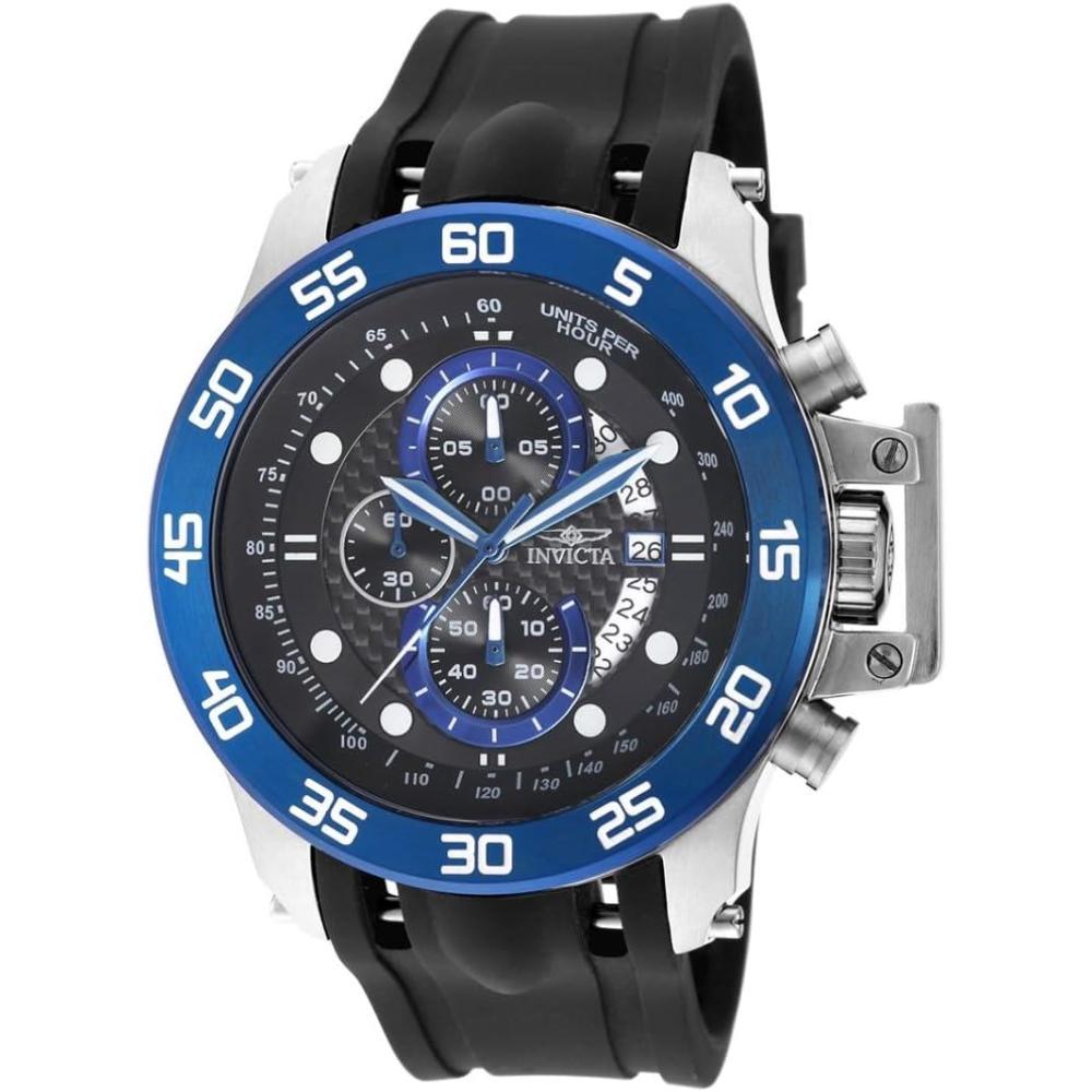 image:imageInvicta Mens IForce Analog Display Japanese Quartz Black WatchBlue