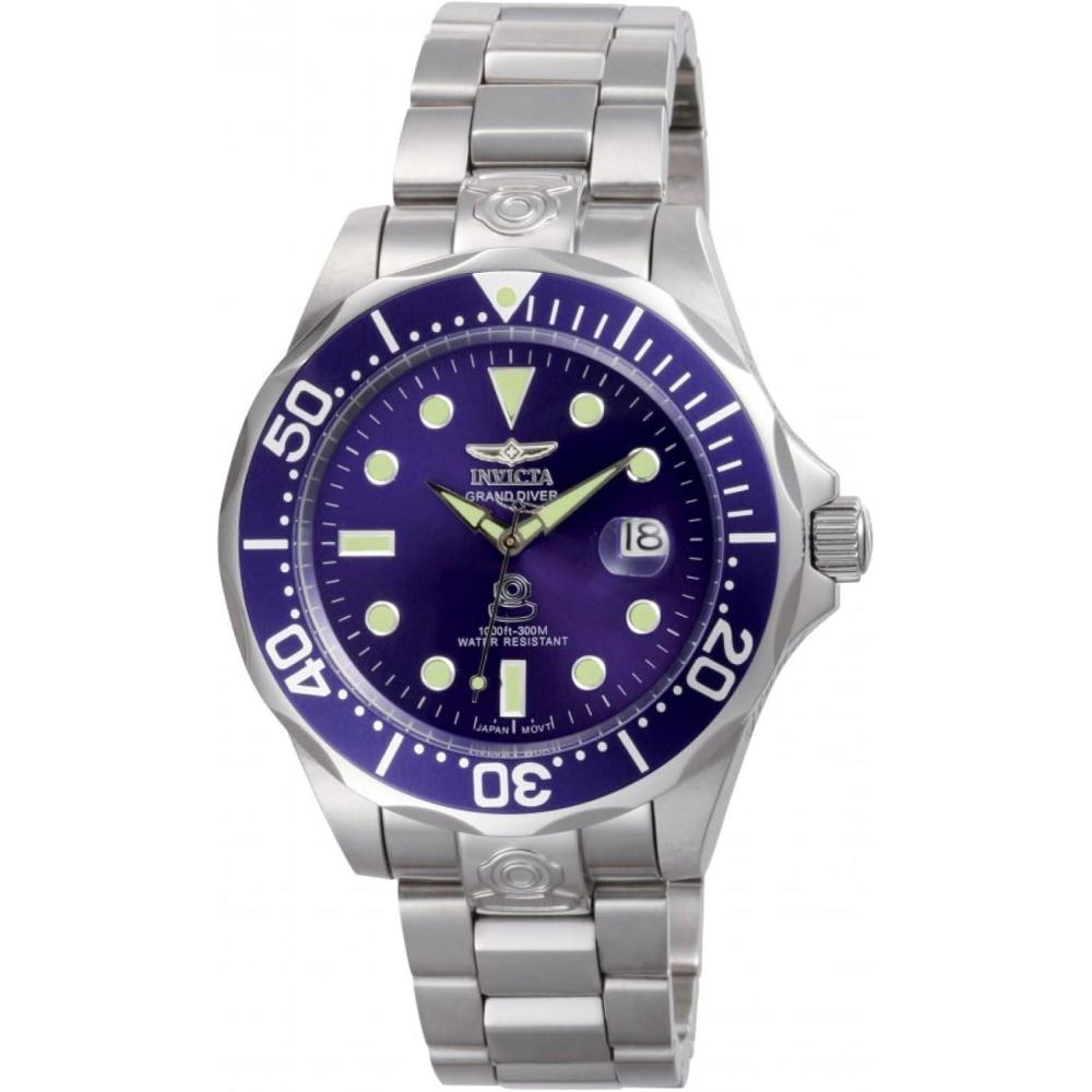 image:imageInvicta Mens INVICTA3045 ProDiver Collection Grand Diver Stainless Steel Automatic Watch with Link Bracelet