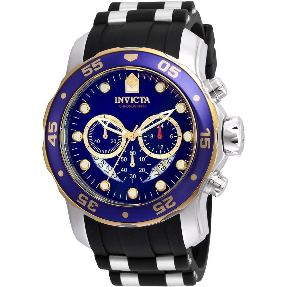 image:imageInvicta Mens Pro Diver Quartz Stainless Steel and Silicone WatchStainless Steel