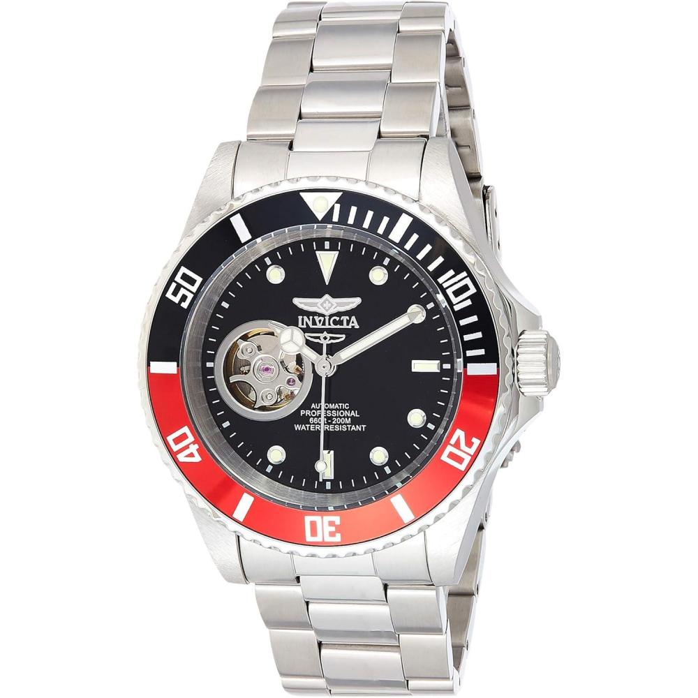 image:imageInvicta Mens Pro Diver Stainless Steel Automatic Watch ColorSilverToned Model 20435