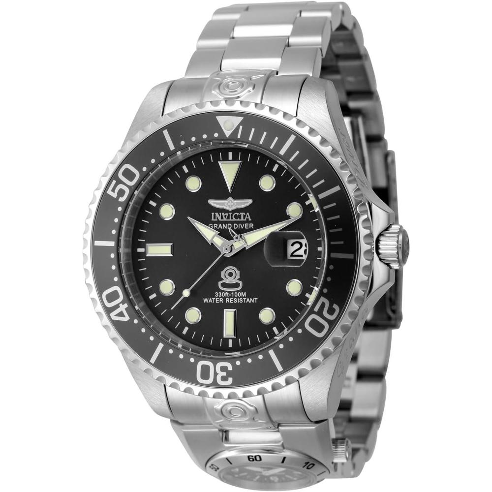 image:imageInvicta Pro Diver Men 47mm Stainless Steel Steel Black dial NH35A Automatic45812