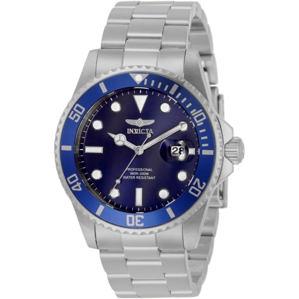 image:imageInvicta Pro Diver Quartz Blue Dial Stainless Steel Mens Watch 33267