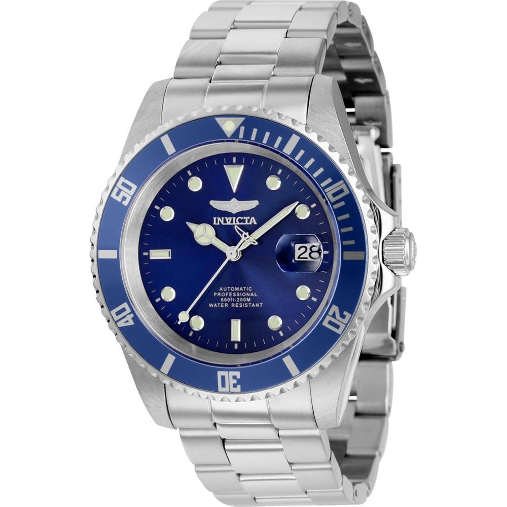 image:imageInvicta Pro Diver Stainless Steel Mens Automatic Watch 43mmSilver Blue