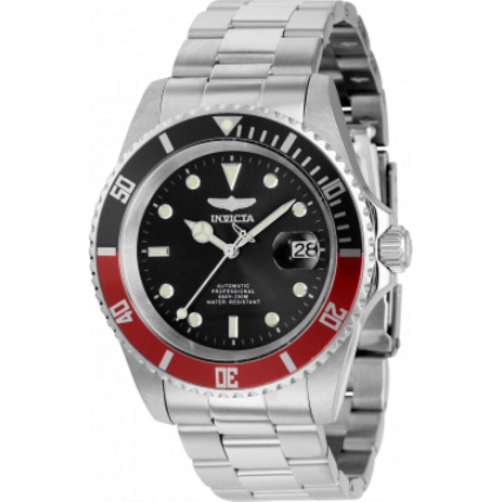 image:imageInvicta Pro Diver Stainless Steel Mens Automatic Watch 43mmSilver Red
