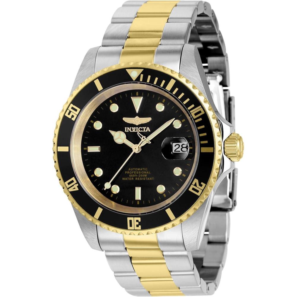 image:imageInvicta Pro Diver Stainless Steel Mens Automatic Watch 43mmTwo Tone Gold