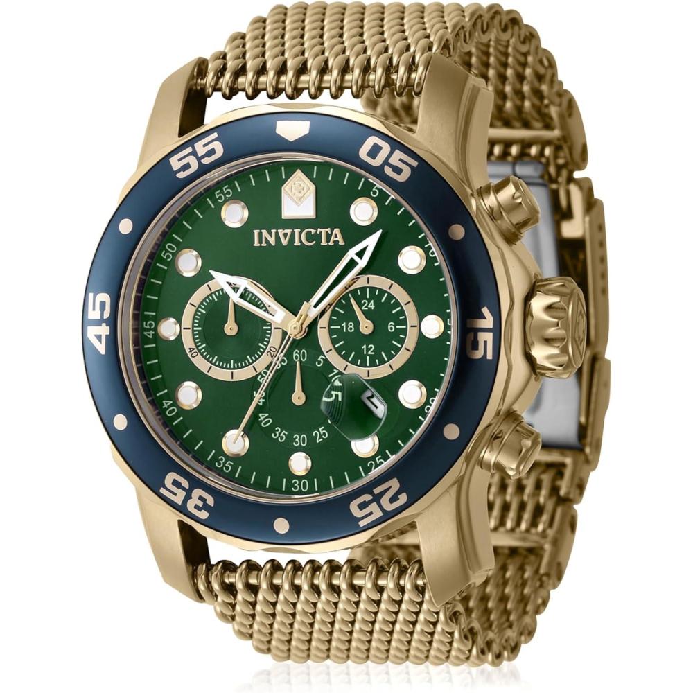 image:imageInvicta Pro Diver Stainless Steel Mens Quartz Watch 48mmGold Green
