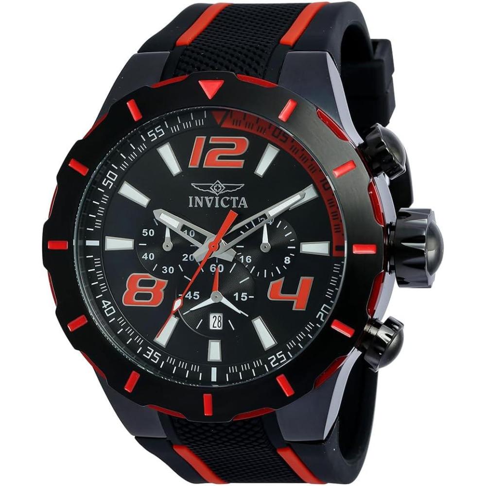 image:imageInvicta S1 Rally 20109 Mens Quartz Watch 53 mmBlack Red