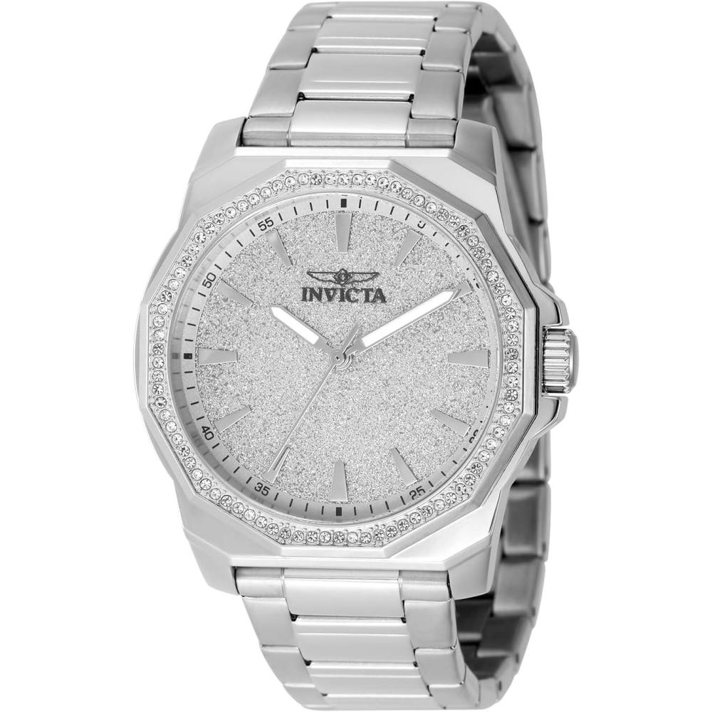 image:imageInvicta Speedway Men 42mm Stainless Steel Steel Silver dial PC21J Quartz