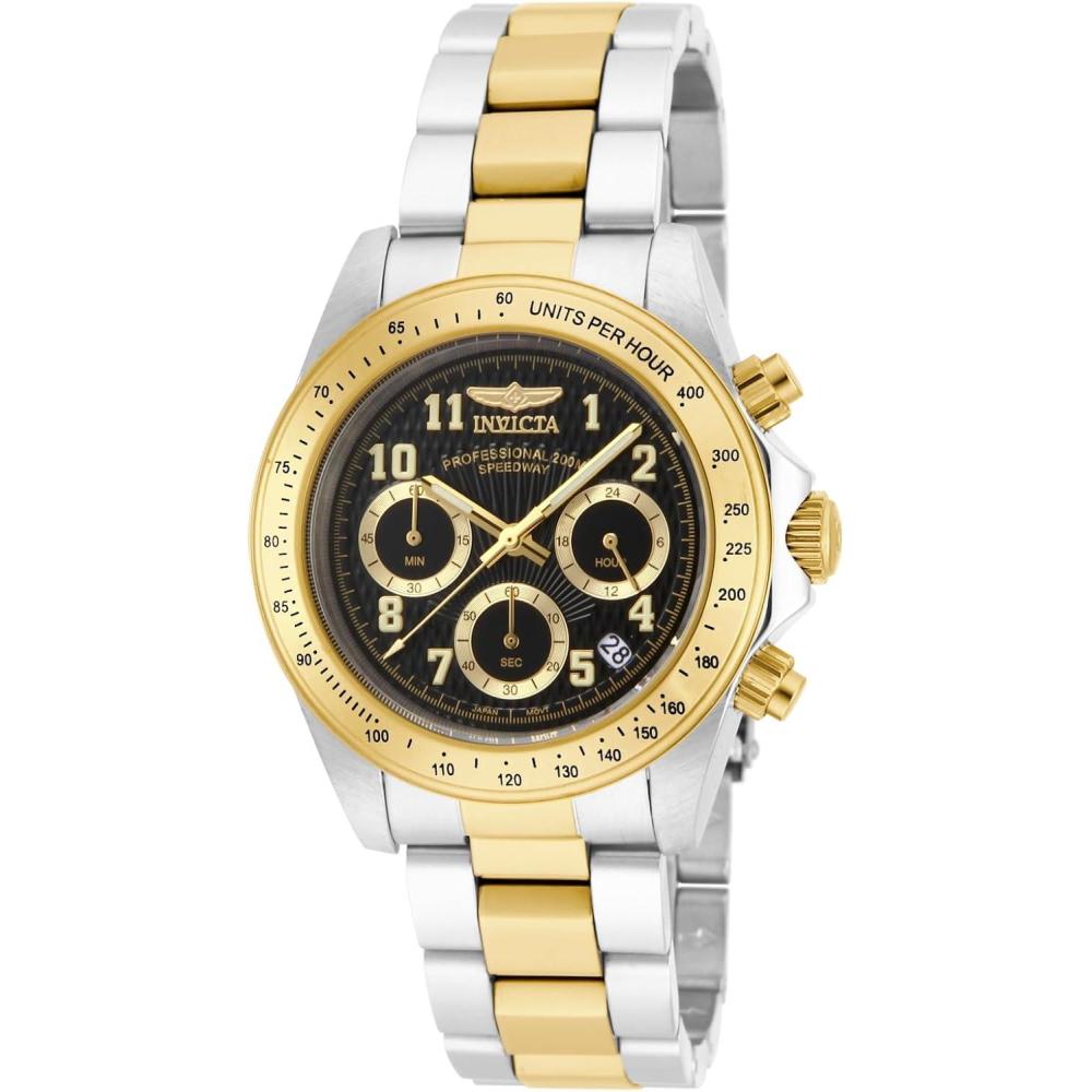image:imageInvicta Speedway Stainless Steel Mens Quartz Watch 39mmGold Stainless Steel