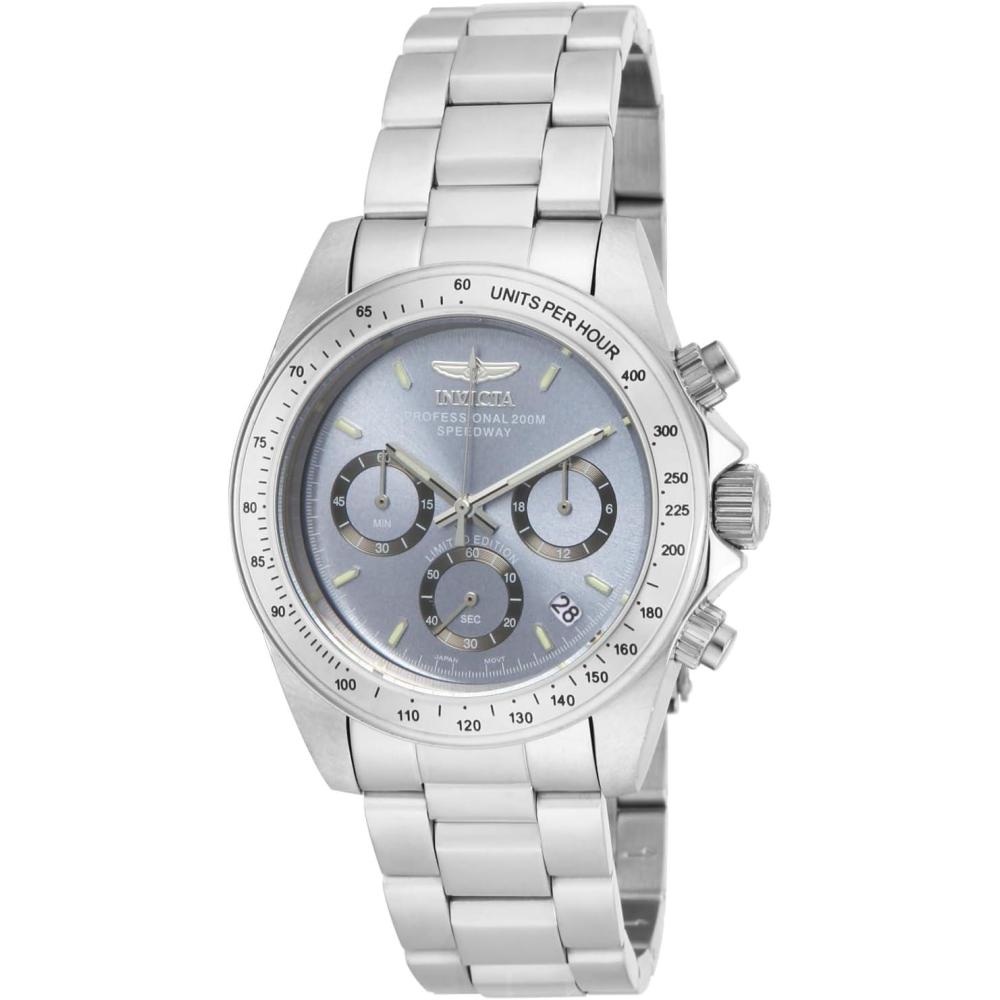 image:imageInvicta Speedway Stainless Steel Mens Quartz Watch 39mmSilver