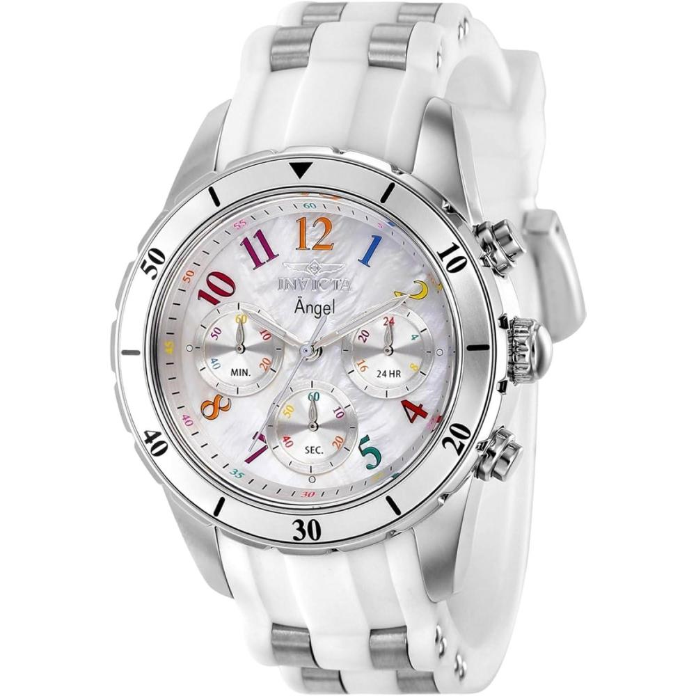 image:imageInvicta Womens 24901 Angel Analog Display Quartz White Watch24903