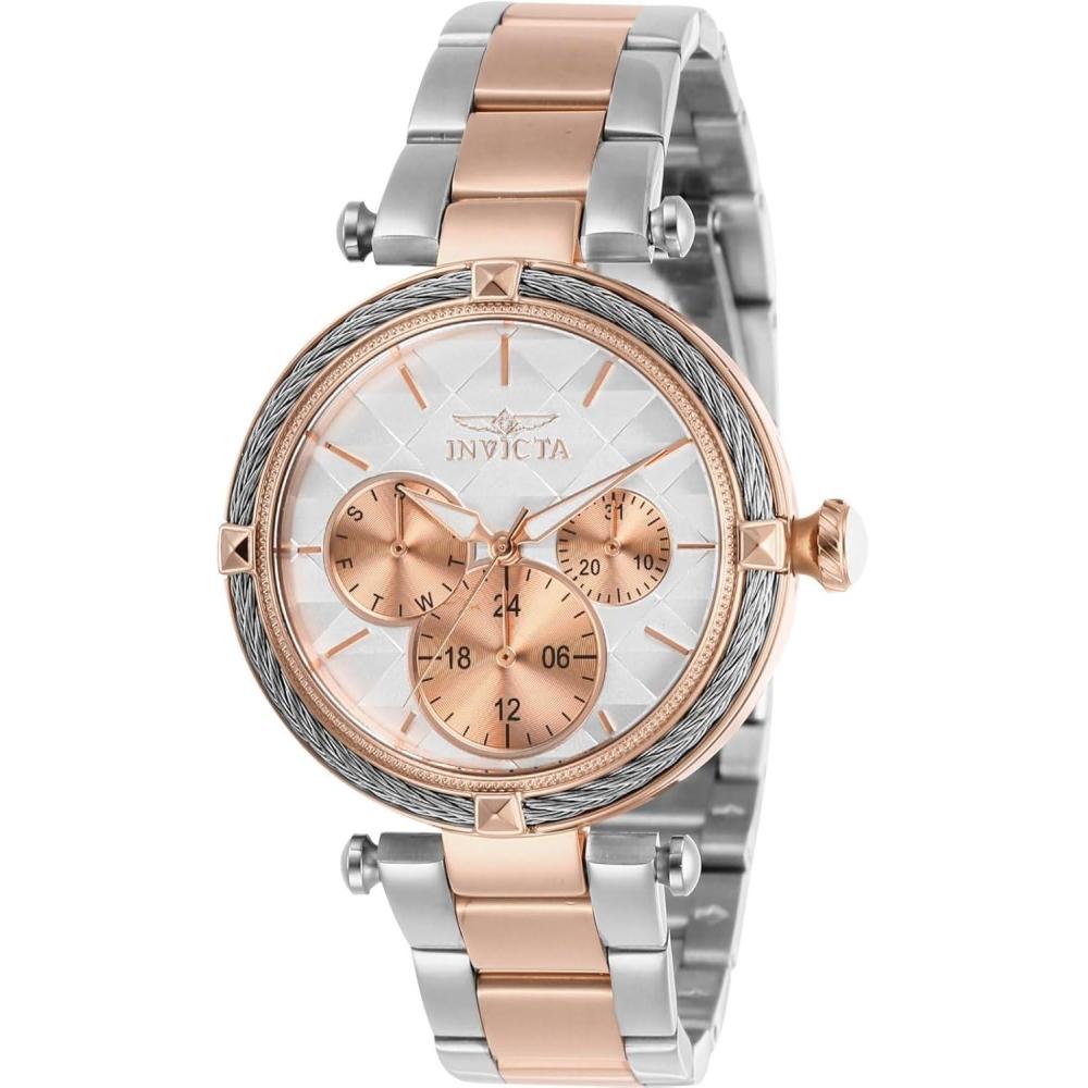 image:imageInvicta Womens Bolt Stainless Steel Quartz StainlessSteel Strap Gold 18 Casual Watch28962