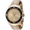 image:imageInvicta Pro Diver Men 43mm Stainless Steel Gold Gold dial VJ42 Quartz