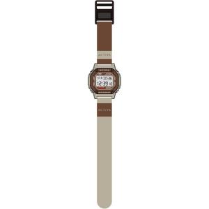 ACTIVA x INVICTA DIGITAL ESSENTIALS Unisex 44.5mm ABS Brown + Tan Not Applicable dial Electronic Digital