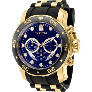 INVICTA Pro Diver Men’s Quartz Movement Stainless Steel Watch – 48mm(Blue / Grey)