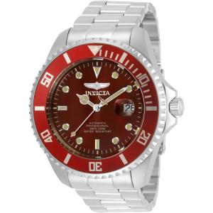 Invicta Automatic Pro Diver Stainless Steel Watch(Silver (Model: 35722))