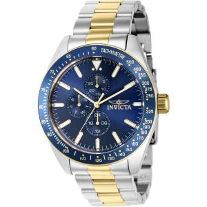 Invicta Aviator Stainless Steel Men’s Quartz Watch – 45mm(Two Tone Gold)
