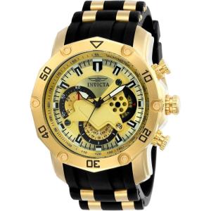 Invicta Men Pro Diver Scuba Quartz Watch, White, 23422(23427)