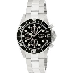 Invicta Men’s 1768 Pro Diver Collection Stainless Steel Watch with Black Dial(1768)