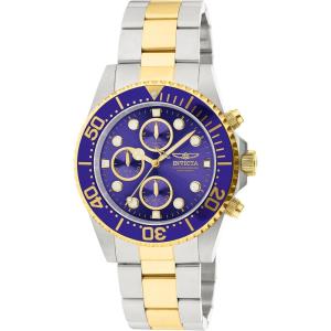 Invicta Men’s 1768 Pro Diver Collection Stainless Steel Watch with Black Dial(1773)