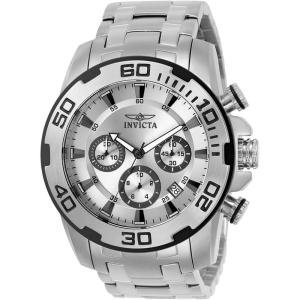 Invicta Men’s 22317 Pro Diver Analog Display Quartz Silver Watch(22317-I)