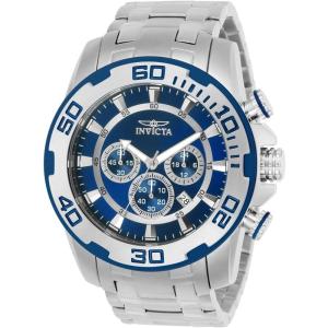 Invicta Men’s 22317 Pro Diver Analog Display Quartz Silver Watch(22319)