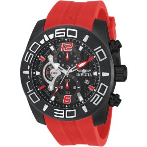 Invicta Men’s 22810 Pro Diver Analog Display Quartz Red Watch