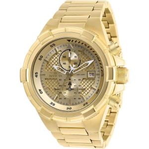 Invicta Men’s 28122 Aviator Analog Display Quartz Gold Watch