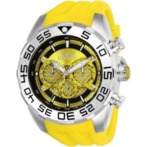 Invicta Men’s Analog Quartz Watch with Silicone Strap 26298, Silver, Bracelet
