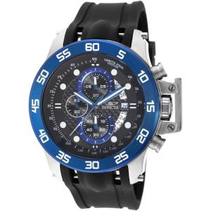 Invicta Men’s I-Force Analog Display Japanese Quartz Black Watch(Blue)