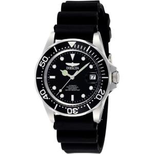 Invicta Men’s Pro Diver Automatic Watch with Polyurethane Strap, Black (Model: 9110)