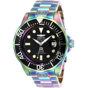 Invicta Men’s Pro Diver Automatic-self-Wind Diving Watch with Stainless-Steel Strap, Multi, 20 (Model: 26601)