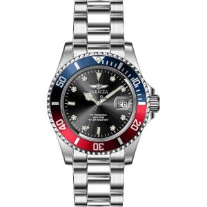 Invicta Pro Diver Men 40mm Stainless Steel Steel Black dial PC32 Quartz
