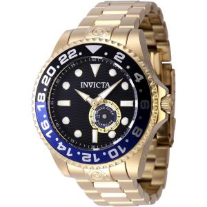 Invicta Pro Diver Men 47mm Stainless Steel Gold Black dial 8245-21A Automatic