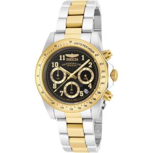 Invicta Speedway Stainless Steel Men’s Quartz Watch – 39mm(Gold  Stainless Steel)