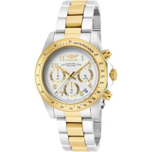 Invicta Speedway Stainless Steel Men’s Quartz Watch – 39mm(white)