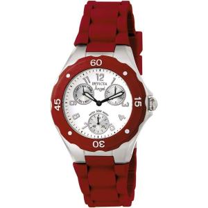 Invicta Women’s 0701 Angel Collection Red Multi-Function Watch