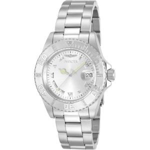 Invicta Women’s 12819 Pro Diver Silver Dial Diamond Accented Watch