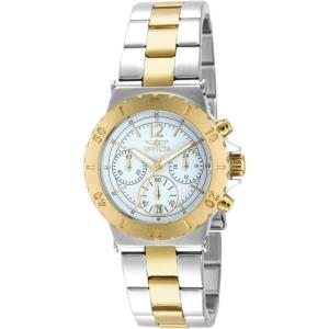 Invicta Women’s 14855 Specialty Chronograph White Dial Two-Tone Watch
