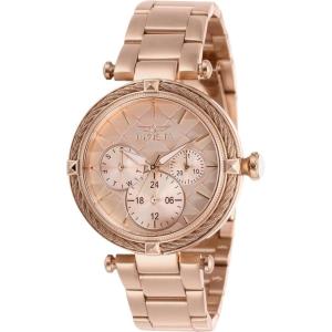 Invicta Women’s Bolt Stainless Steel Quartz Stainless-Steel Strap, Gold, 18 Casual Watch(28961)