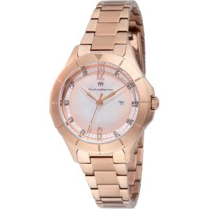 TechnoMarine Luna Tides Women’s Watch w/Mother of Pearl Dial – 33mm, Rose Gold (TM-826002)