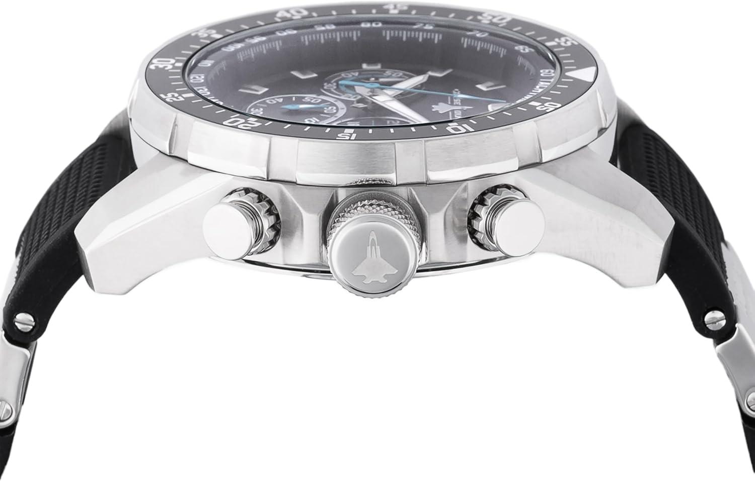image:imageInvicta Chase Durer Conquest Elite Men 4600mm Stainless Steel Aluminum Black Steel Black dial VD53 Quartz